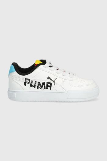 Detské tenisky Puma Puma Caven Brand Love PS biela farba