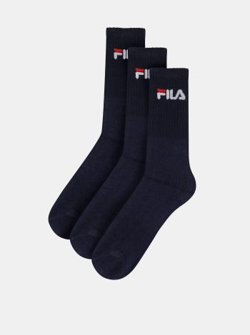 Sada troch párov pánskych tmavomodrých ponožiek FILA