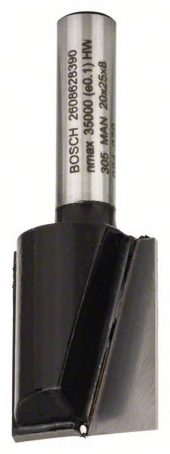 Bosch Accessories 2608628390 drážkovacia fréza tvrdokov   Dĺžka 56 mm Vonkajší Ø 20 mm  Ø hriadeľa 8 mm