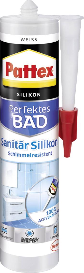 Pattex Perfektes Bad silikón  Farba biela PFDBW 300 ml