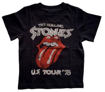 The Rolling Stones Tričko The Rolling Stones US Tour '78 Black 3 roky