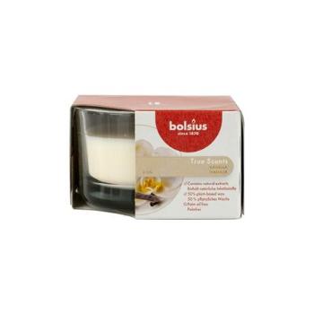 Bolsius Vonná sviečka v skle BOLSIUS 13 hodín vanilka