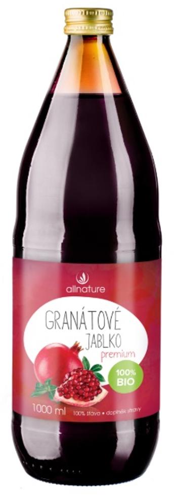 Allnature Granátové jablko Premium BIO 100% šťava 1000 ml