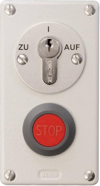 kľúčový spínač pre pohon brány so STOP tlačítkom Kaiser Nienhaus 322110, na omietku