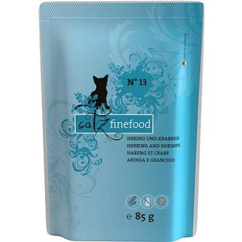 Catz finefood – so sleďom a krevetami 85 g (4260101761620)