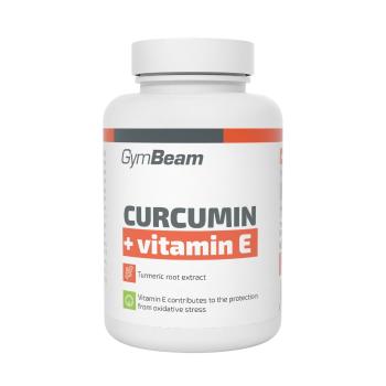 GymBeam Kurkumín + Vitamín E 90 tabliet