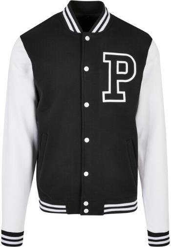 Mr. Tee Pray College Jacket blk/wht - M