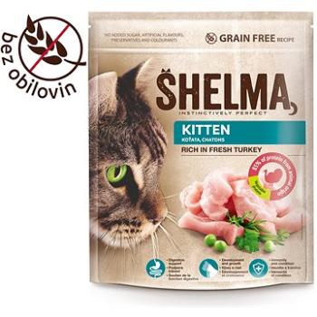 Shelma Junior bezobilné granule s čerstvým morčacím pre mačiatka 750 g (8595606405301)