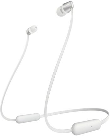 Sony WI-C310 Bluetooth  štupľové slúchadlá do uší regulácia hlasitosti, Headset biela