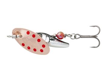 Savage gear rotačka sticklebait spinner copper red dots - 1 4,5 g