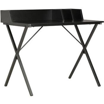 Písací stôl čierny 80 × 50 × 84 cm