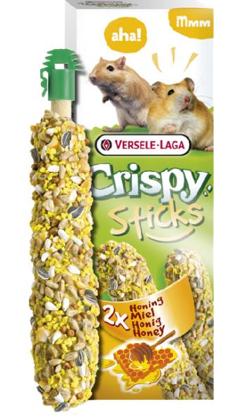 Maškrta Versele Laga Crispy Sticks škrečok/pieskomil - s medom 2ks 110g