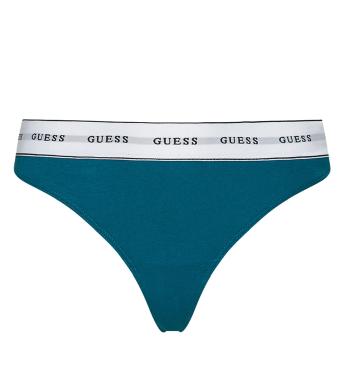 GUESS - organic cotton petrol dámske tangá-M