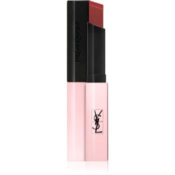 Yves Saint Laurent Rouge Pur Couture The Slim Glow Matte matný hydratačný rúž s leskom odtieň 205 Sercret Rosewood 2 g