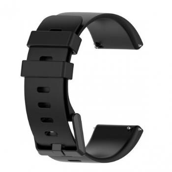 Fitbit Versa / Versa 2 Silicone (Large) remienok, Black (SFI010C01)