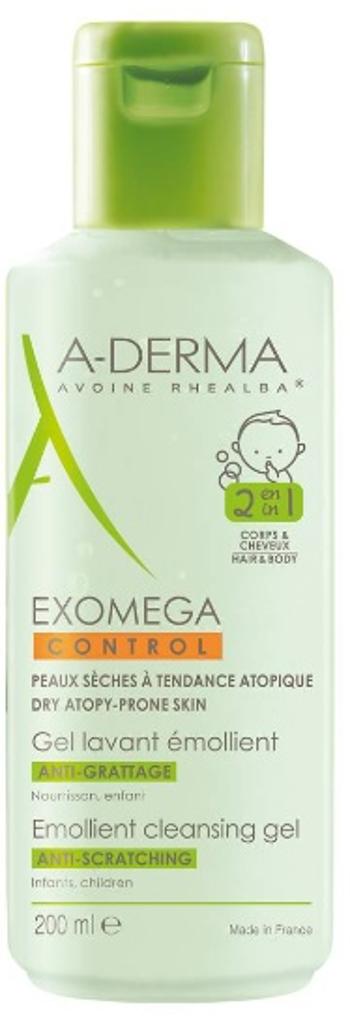A-Derma Exomega control gel lavant émollient 2en1 zvláčňujúci umývací gél, deti 200 ml