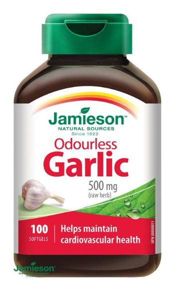 Jamieson Cesnak bez zápachu 500 mg 100 cps.