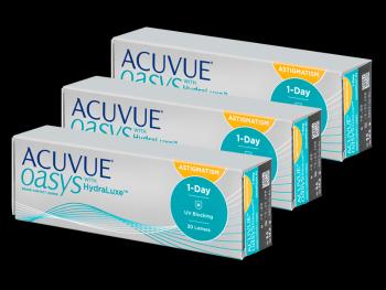 Acuvue Oasys 1-Day with HydraLuxe for Astigmatism (90 šošoviek)