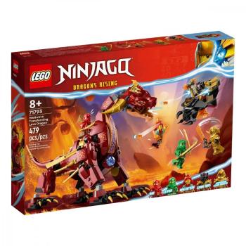 LEGO NINJAGO HEATWAVE A JEHO TRANSFORMACNY LAVOVY DRAK /71793/