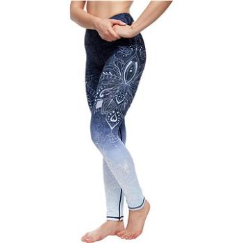 Veselé fitness legíny Ombré mandala modré veľ. XS (8585052094952)