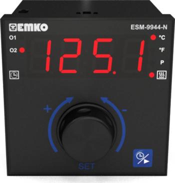 Emko ESM-9944-N.2.20.0.1/01.00/1.0.0.0 2-bodové, P, PI, PD, PID termostat Pt100, J, K, R, S -200 do 1700 °C relé 7 A, re