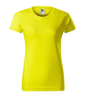 MALFINI Dámske tričko Basic - Citrónová | XS