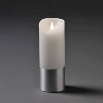 Konstsmide 1823-300 LED sviečka z vosku   biela teplá biela