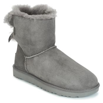 UGG  MINI BAILEY BOW II  Polokozačky Šedá