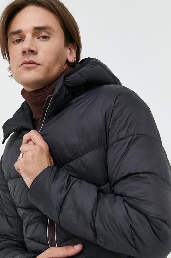 Obojstranná bunda Produkt by Jack & Jones pánska, čierna farba, prechodná,