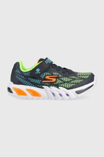 Detské tenisky Skechers Flex-Glow Elite Vorlo tmavomodrá farba