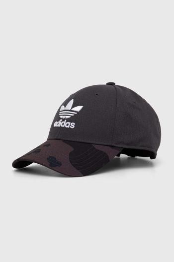 Šiltovka adidas Originals čierna farba, vzorovaná, IU0039