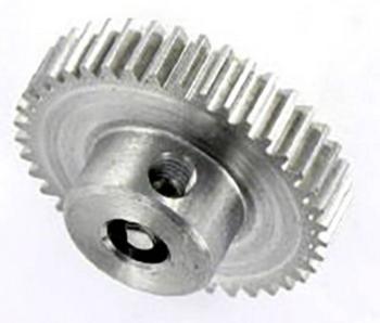 Reely ocel čelné ozubené koleso Typ modulu: 0.5 Ø otvoru: 4 mm Počet zubov: 40