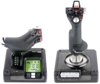 Logitech Gaming Saitek X52 Pro Flight joystick k leteckému simulátore USB  čierna