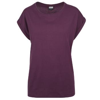 Dámske tričko Urban Classics Ladies Extended Shoulder Tee cherry - L