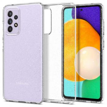 Spigen Liquid Crystal silikónový kryt na Samsung Galaxy A52 5G/4G, glitter priesvitný (ACS02317)