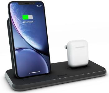 ZENS STAND+DOCK ALUMINIUM WIRELESS CHARGER - BLACK ZEDC06B