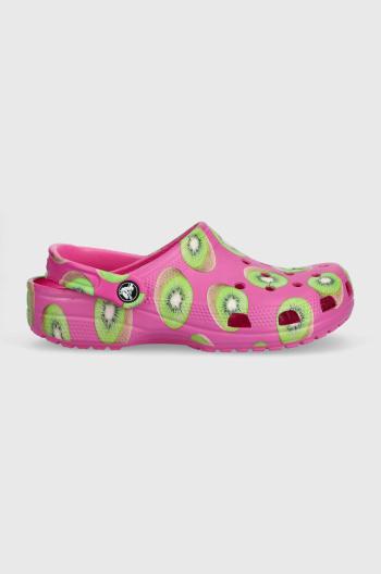 Šľapky Crocs Classic Hyper Real Clog dámske, ružová farba, 208343