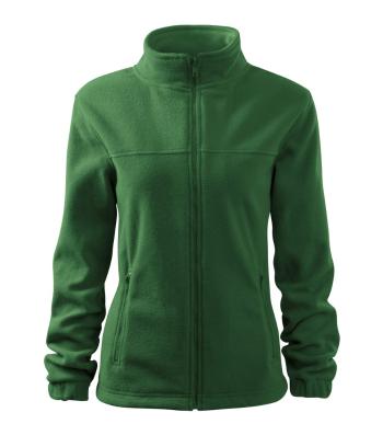MALFINI Dámska fleecová mikina Jacket - Fľaškovo zelená | L