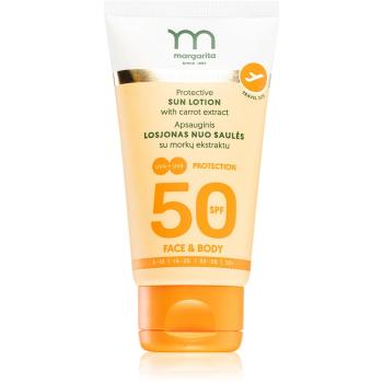 Margarita Protective ochranné opaľovacie mlieko na telo a tvár SPF 50 50 ml