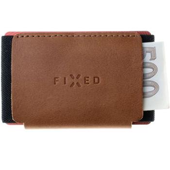 FIXED Tiny Wallet z pravej hovädzej kože hnedá (FIXW-STN2-BRW)