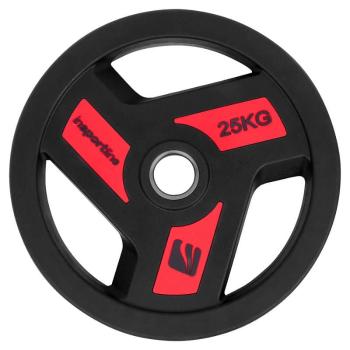 Pogumovaný olympijský kotúč inSPORTline Herk OL 25kg 50 mm