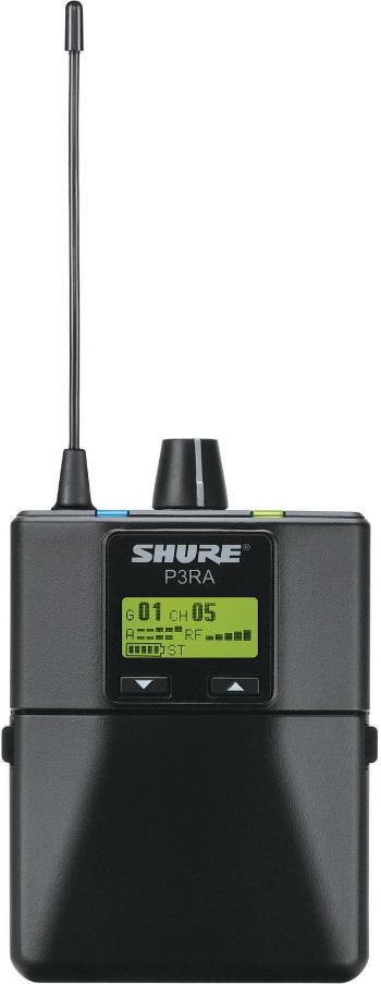 Shure P3RA-H20 - PSM 300 Bodypack Receiver H20: 518–542 MHz Komponent