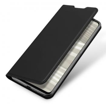 Dux Ducis Skin Pro knižkové kožené puzdro na Realme GT2 Pro, čierne