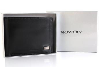 Pánska kožená peňaženka s ochranou RFID Protect Card - Rovicky