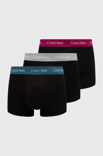 Boxerky Calvin Klein Underwear 3-pak pánske,čierna farba,0000U2664G