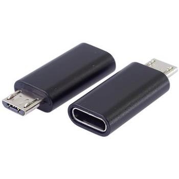 PremiumCord Adaptér USB-C konektor female – USB 2.0  Micro-B/male (kur31-20)