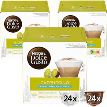 NESCAFÉ® Dolce Gusto® Cappuccino Skinny Unsweetened kartón 3× 16 ks (12382385)