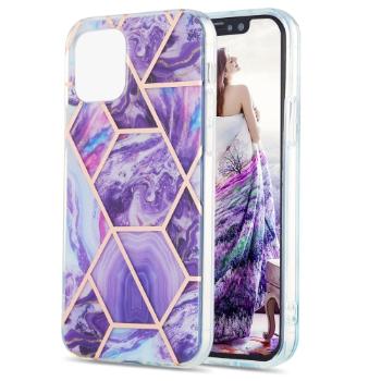 GEOMETRIC ART Kryt Apple iPhone 13 Pro PURPLE