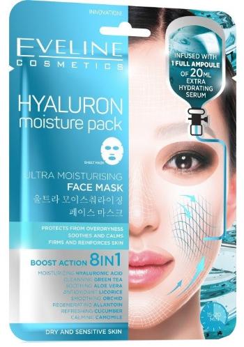 Eveline Cosmetics Hyalurónová hydratačná sheet látková maska Hyaluron 20 ml