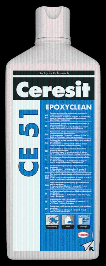 Čistič Ceresit CE 51 EpoxyClean 1 liter CE511